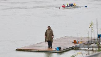 Die Aufsicht am Steg